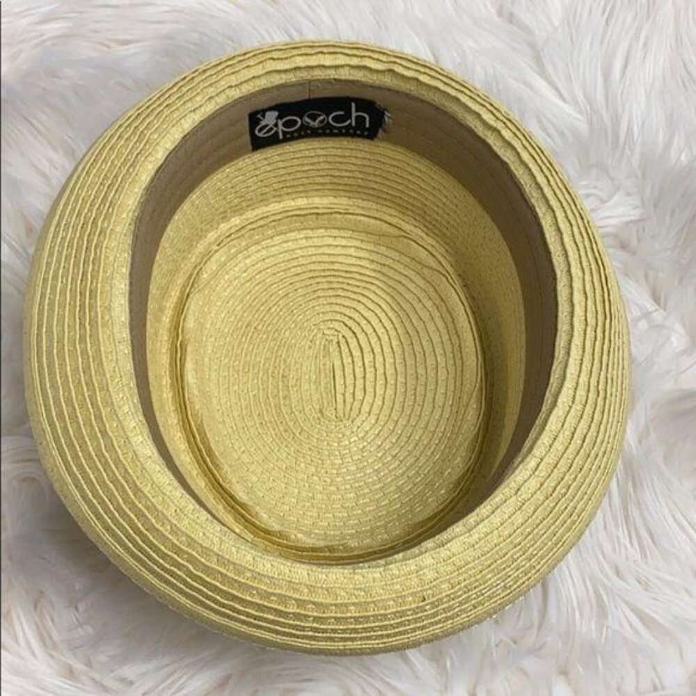 Natural Color Black Ribbon Detail Hat - Picture 5 of 5
